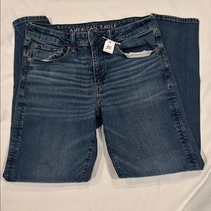 American Eagle Outfitters Airflex+ Athletic Fit blue Jeans